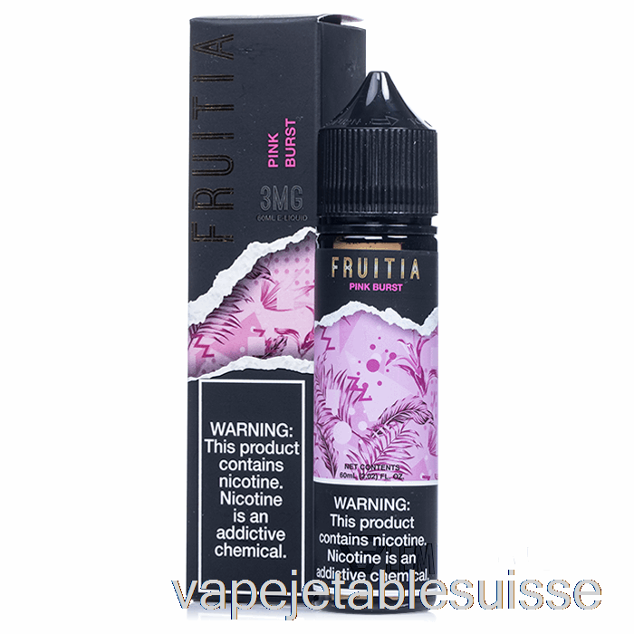 Vape Suisse Pink Burst - Sels De Fruitia - 30ml 35mg